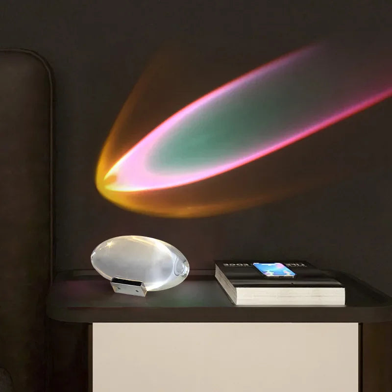 Dusk Prism - Crystal Angel Eye Table Lamp